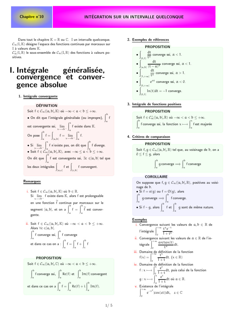 CH - 9 - Integ Int Quelq Resume | PDF