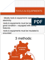 Safety of Tools & Equipments