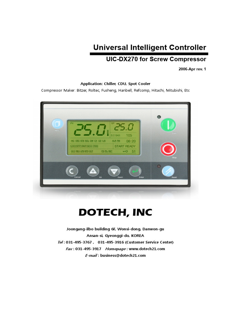Dotech, Inc: Universal Intelligent Controller | PDF
