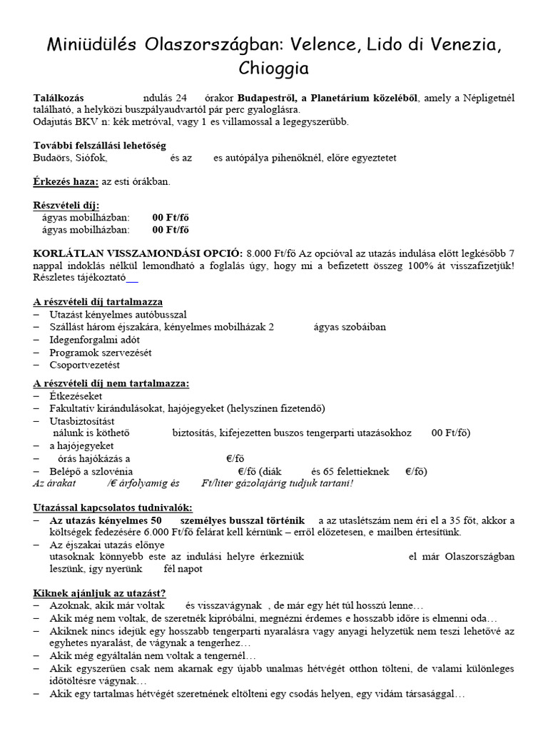 Velence Csobbanas Tajekoztato 2024 PDF