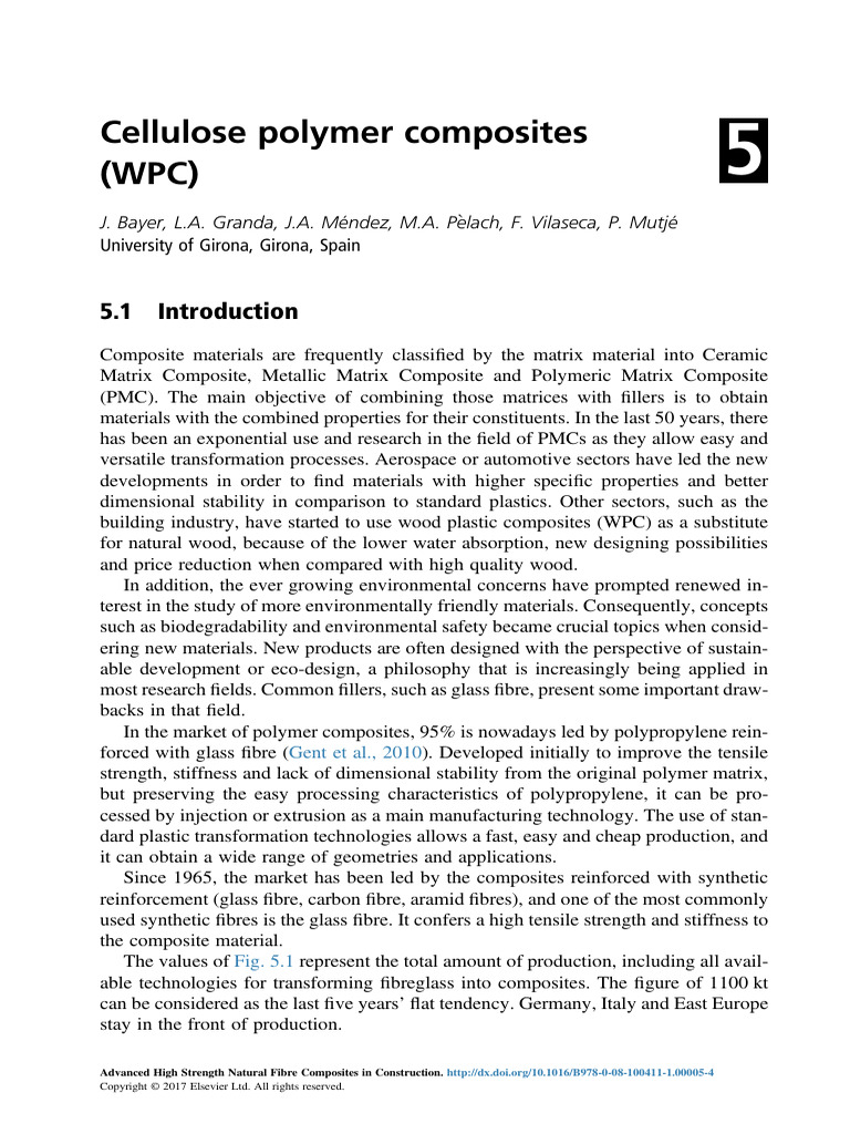 Cellulose Polymer Composite Pdf