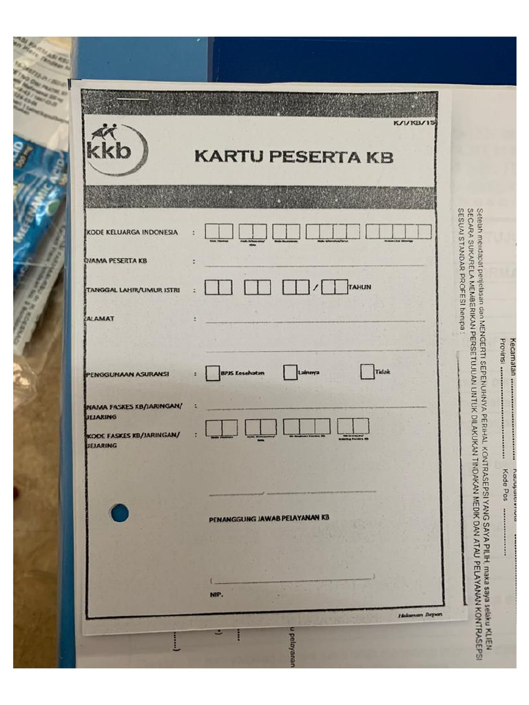Prognas 5.1 Ep B Instrumen Pelayanan KB Di RM | PDF
