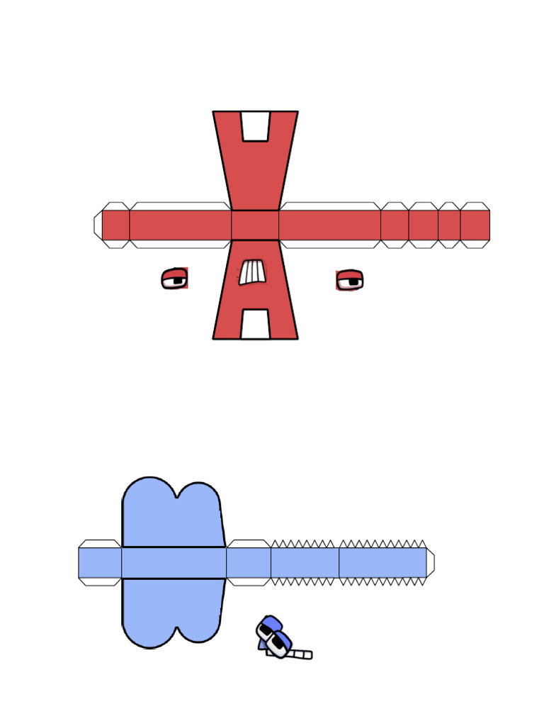 Alphabet Lore Papercraft PDF