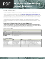 Sample SLA Table | PDF | Service Level Agreement | Data Center