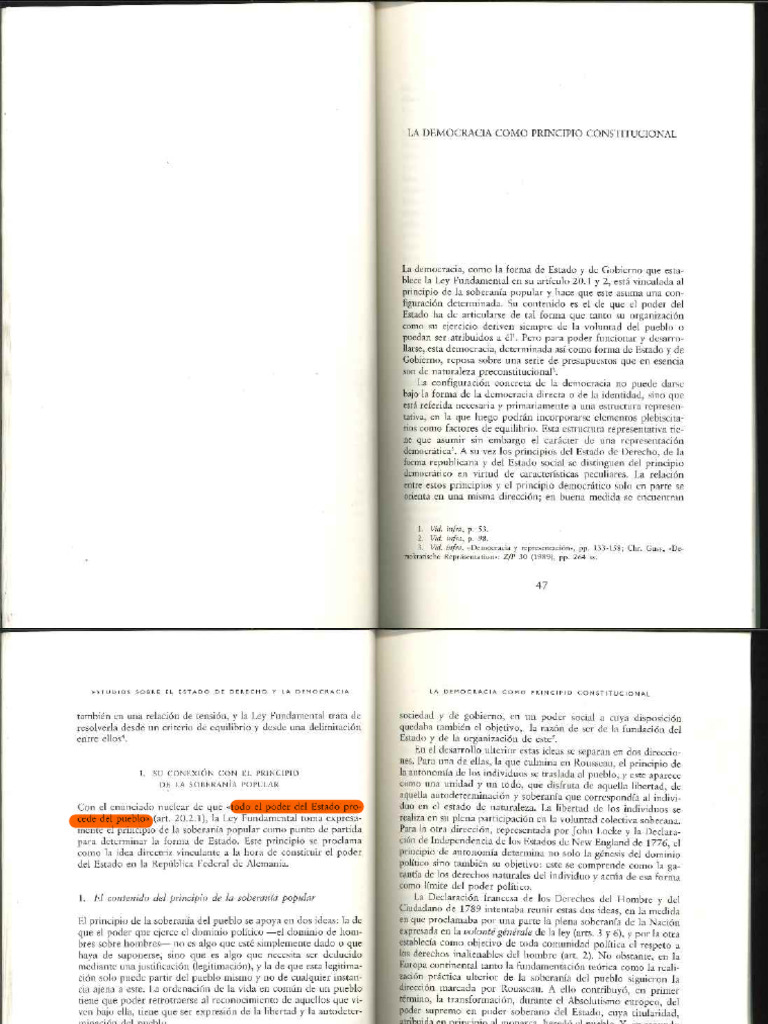 Estudio Sobre El Estado de Derecho y La Democracia (1) - 23-65 | PDF