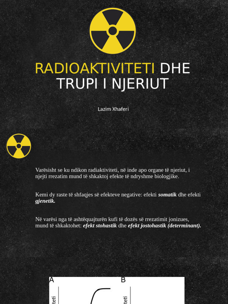 Radioaktiviteti Dhe Trupi I Njeriut | PDF