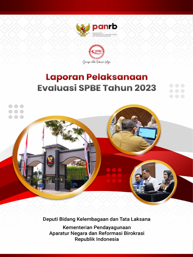 Laporan Evaluasi Spbe Kemenpanrb 2023 | PDF