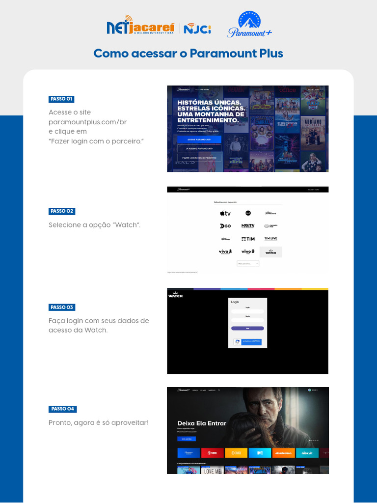 Paramount Plus - Como Acessar | PDF