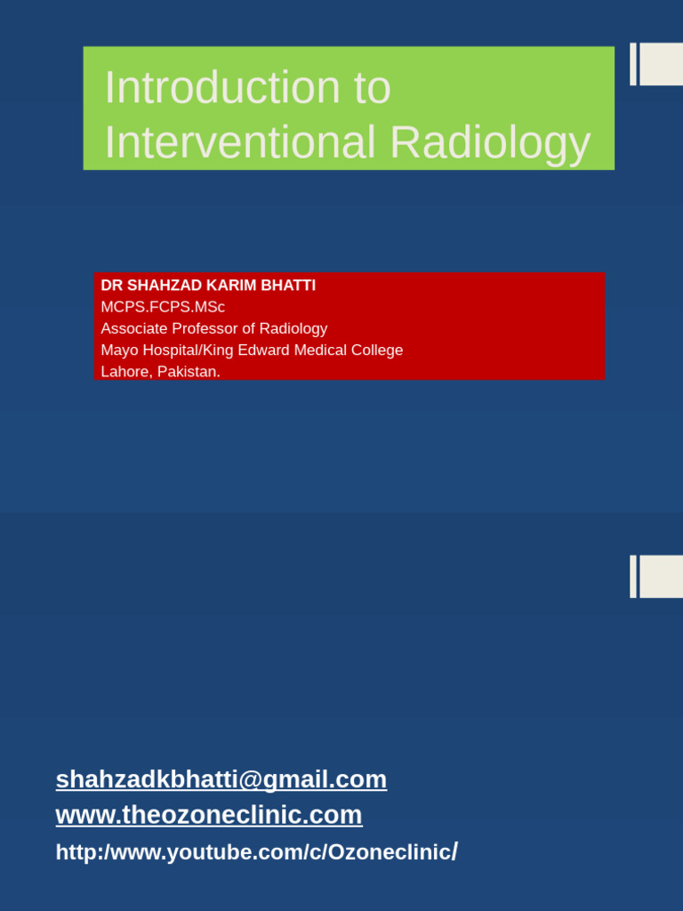 INTERVENTIONAL RADIOLOGY TOPICS visual data 3