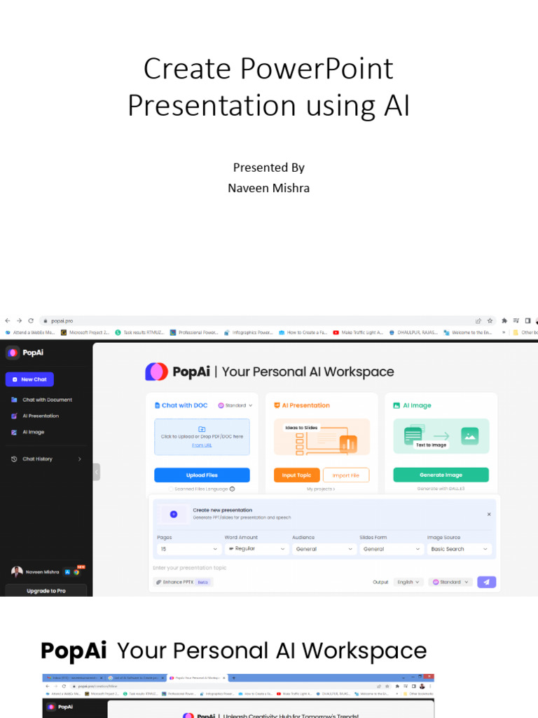Create PPT Using AI | PDF