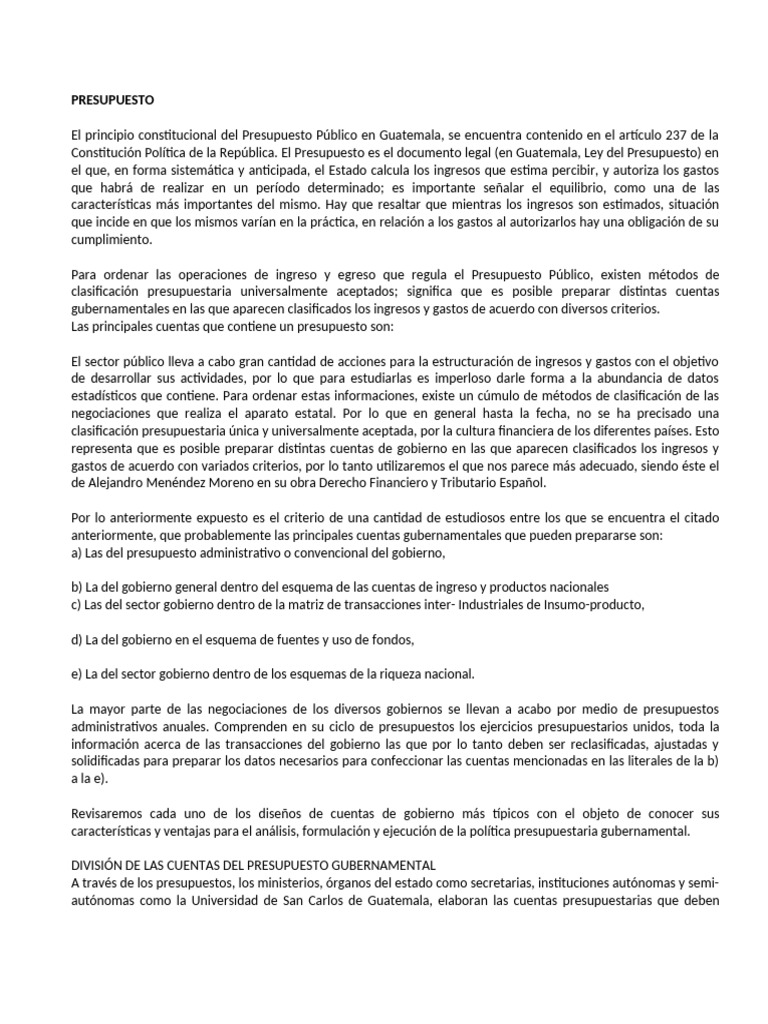 Presupuesto pdf