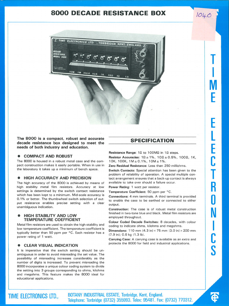 8000 Datasheet | PDF