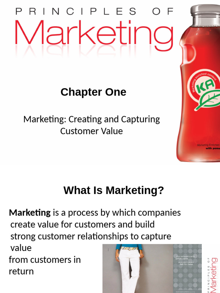Creating and capturing customer value pdf marketing marketing