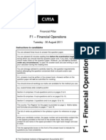 F1 - Financial Operations