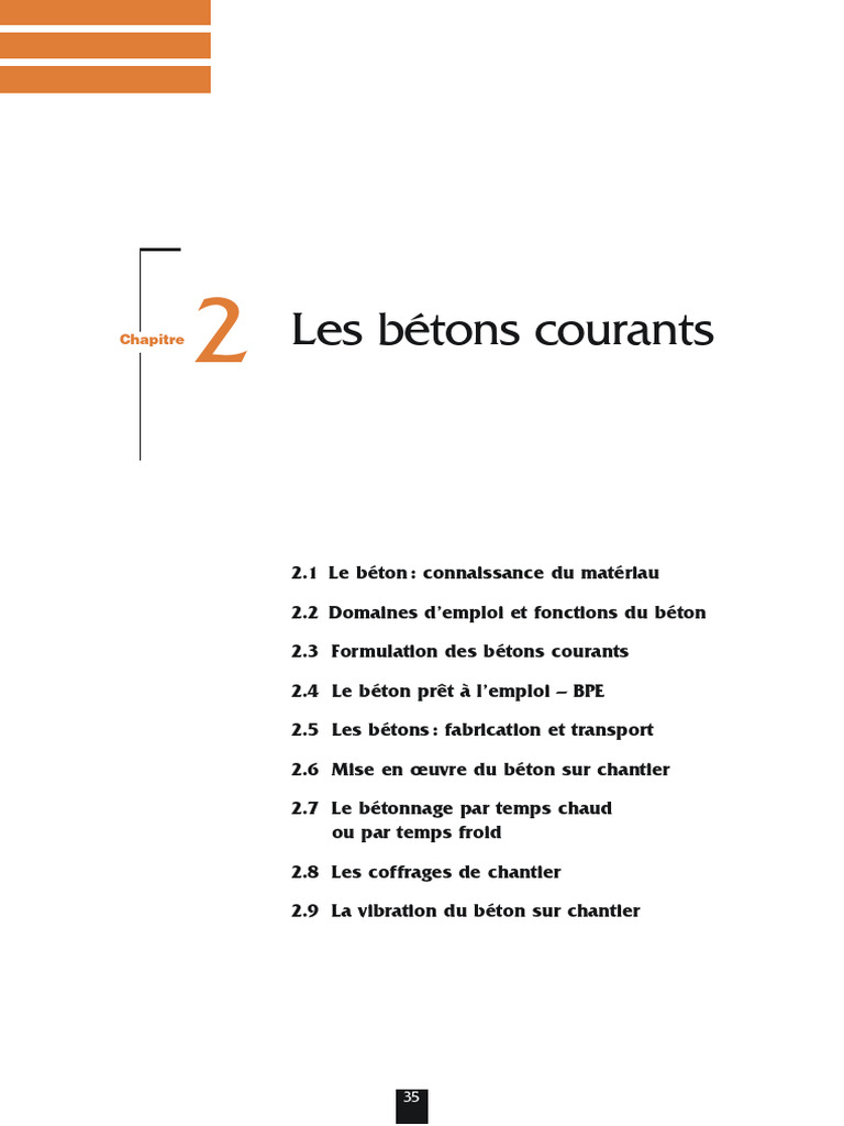 Cours - Les Bétons Et Liants | PDF