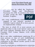 Employee PF and Misc. Provision Act