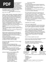 exercicio protozooses