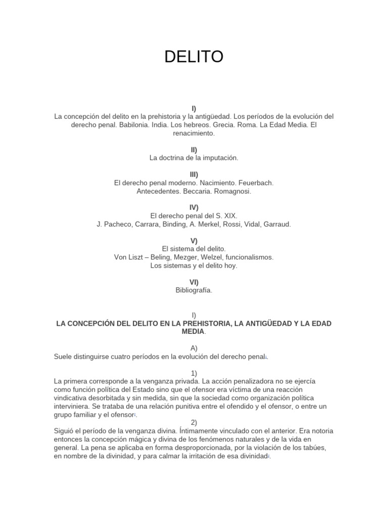 DELITO | PDF | Derecho penal | Ciencias sociales