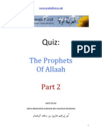 Kids Quiz - The Prophets of Allah Part Two by www.arabicfirst.co.uk