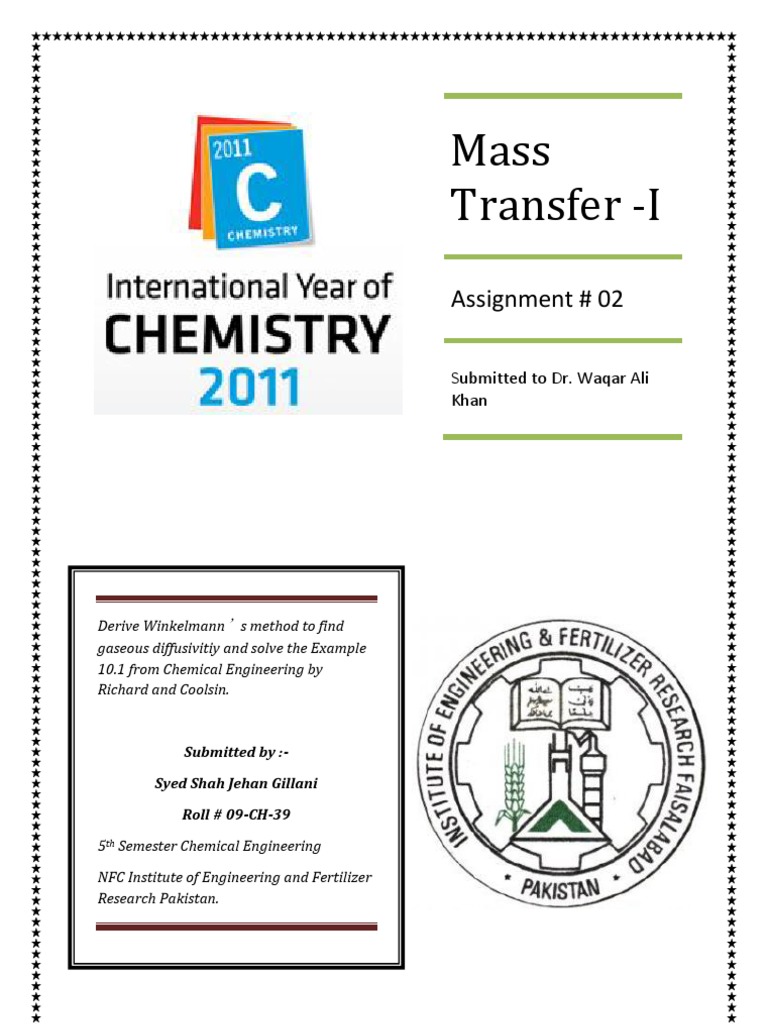 Mass Transfer | PDF | Science & Mathematics