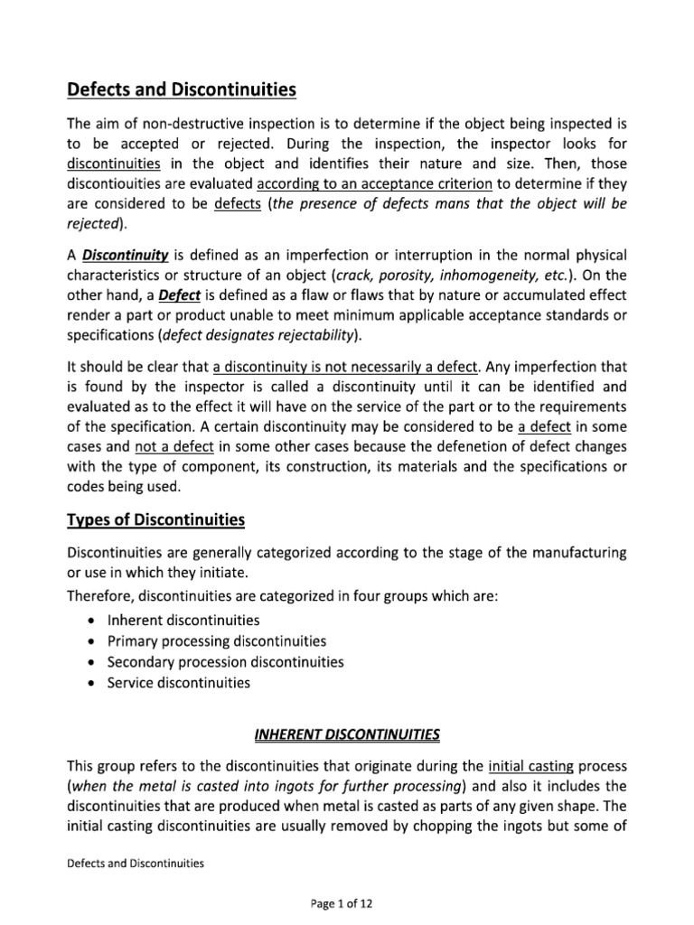 Defects and Discontinuities - Compressed - Compressed-1-6 | PDF