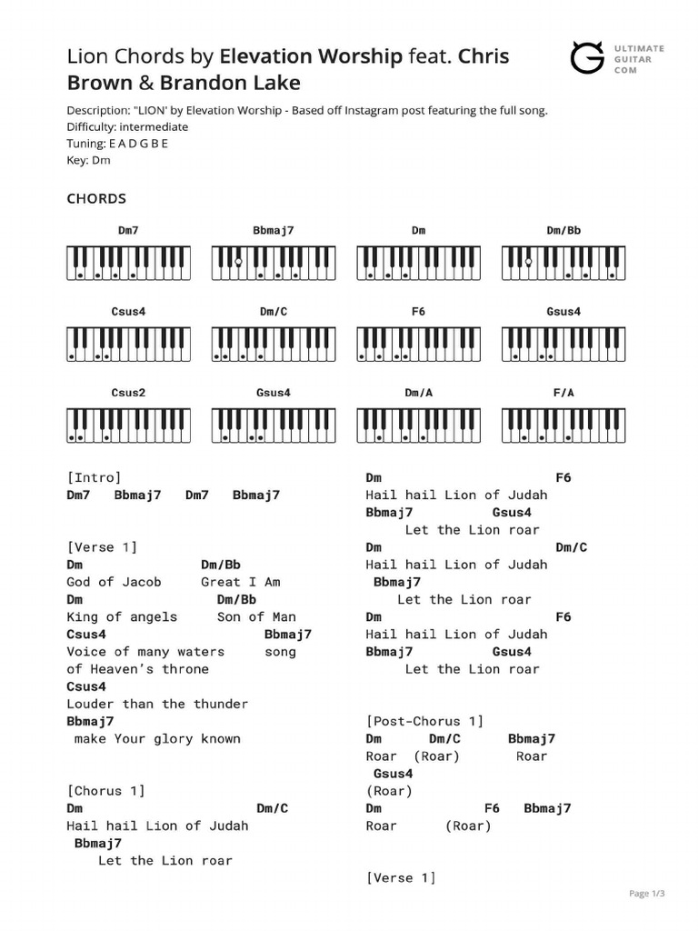 Lion Chords | PDF