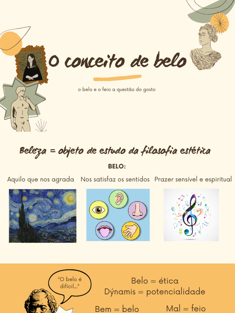 O Conceito de Belo na Filosofia | PDF | Beleza | Estética