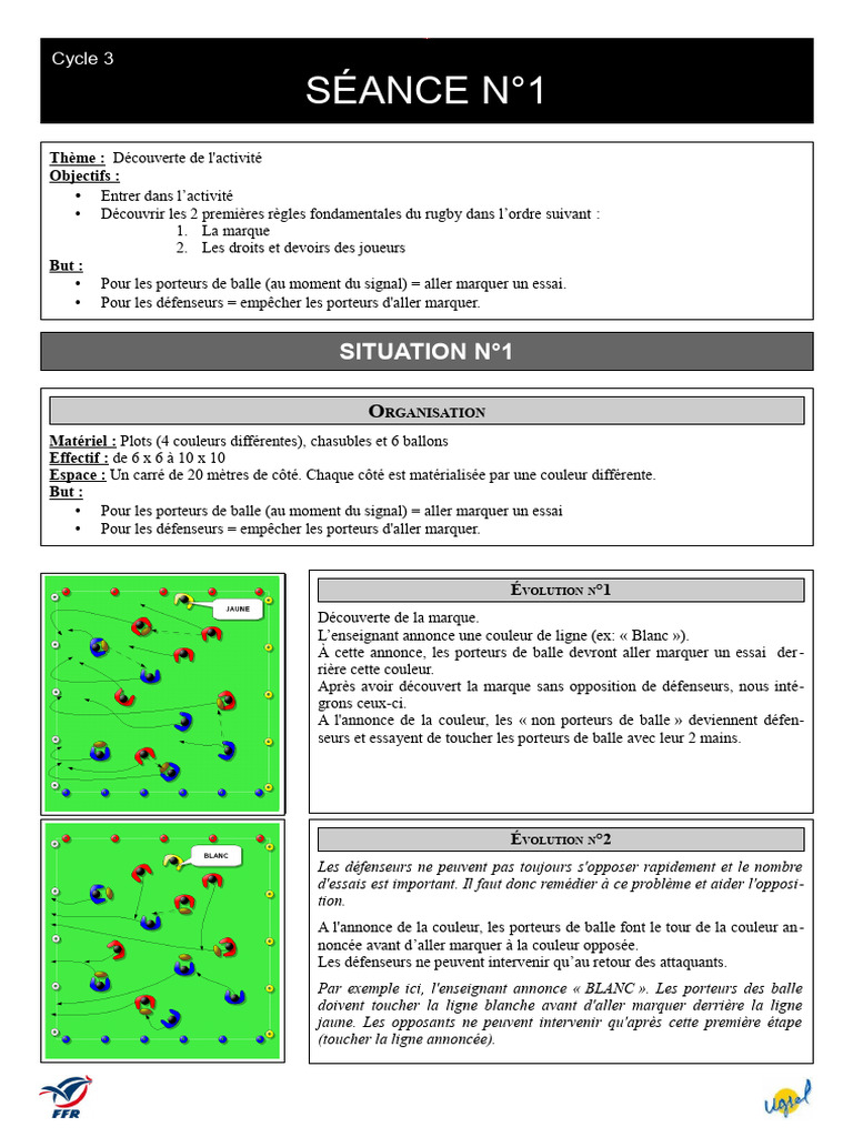 Rugby Training for Young Players | PDF