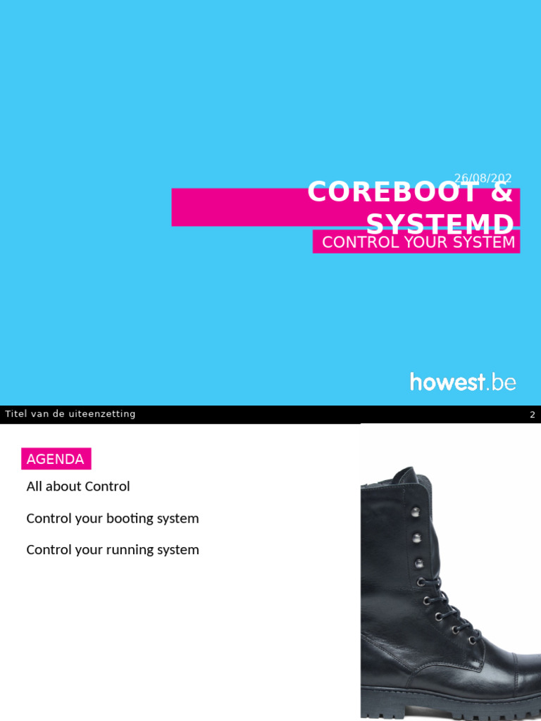 OSC Lecture 08-Hands-On Coreboot and SystemD | PDF