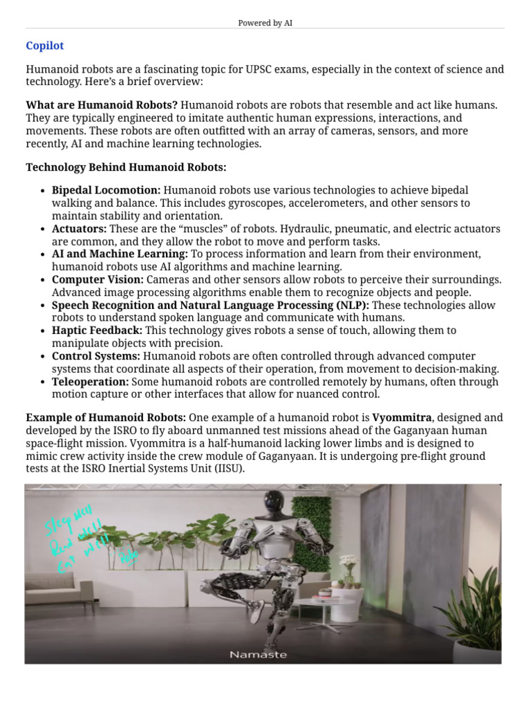 Humanoid Robots - 240418 - 153725 | PDF