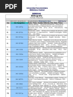 Bibliografía Programa de Derecho