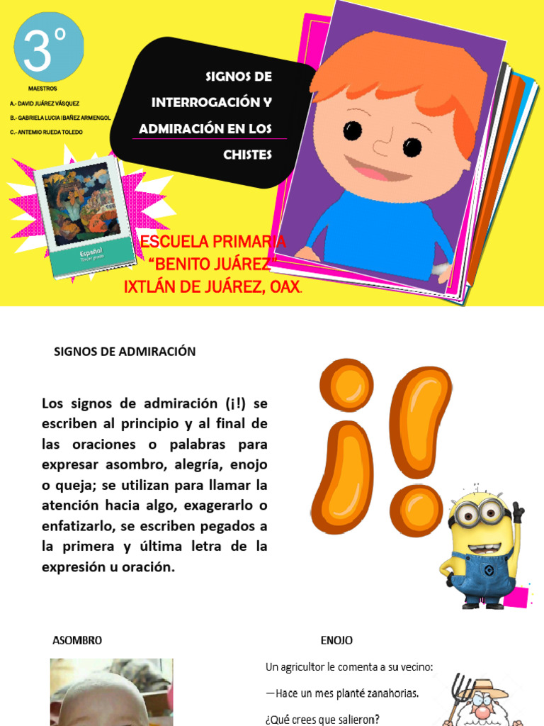 Signos de Interrogación y Admiración en Los Chistes | PDF