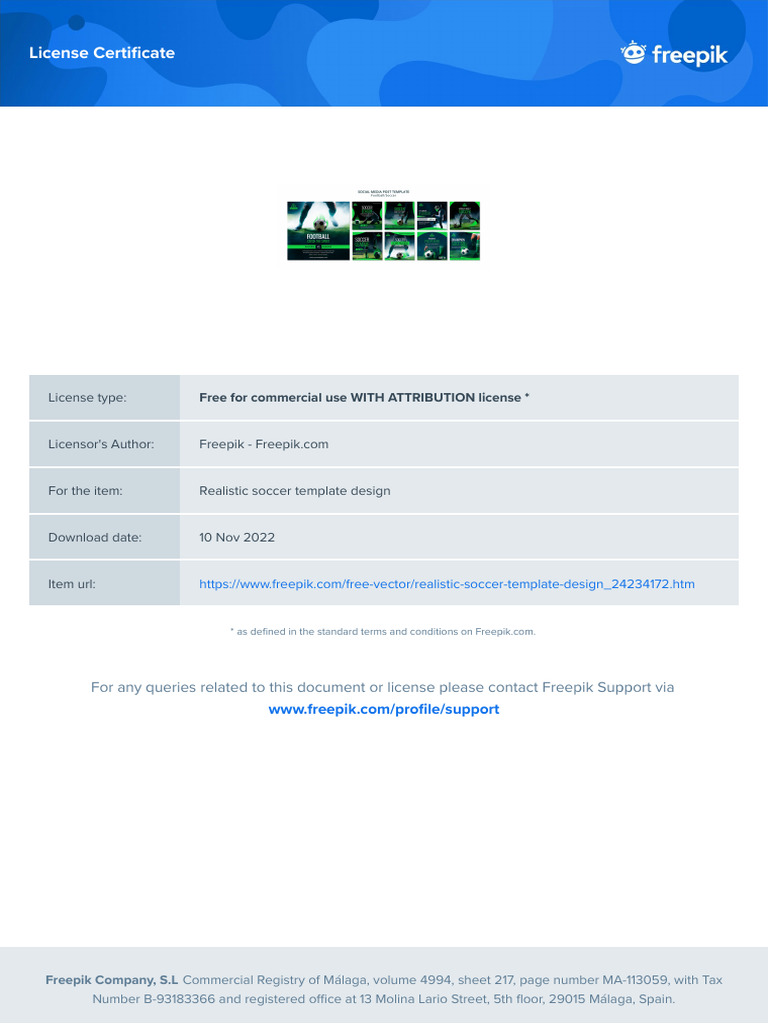 Template Bola PDF License Computing