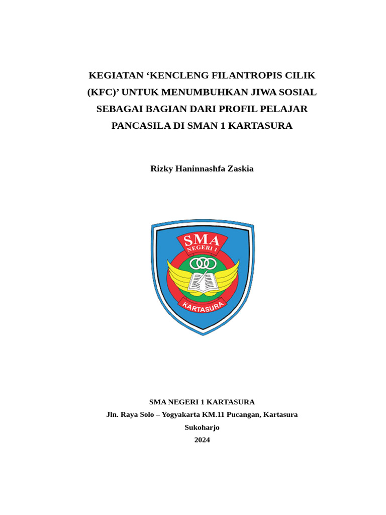 Rizky Haninnashfa Z Sman 1 Kartasura Pdf