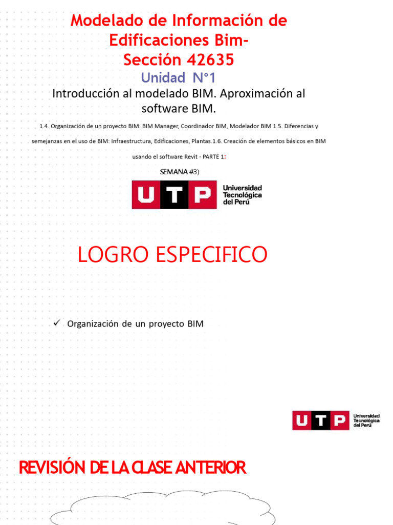 Modelado de Información de Edificaciones Bim-Sección 42635 | PDF