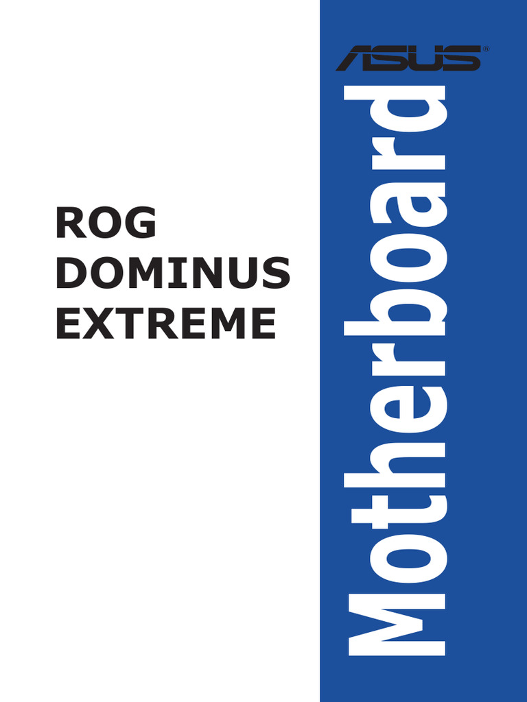 G15061 Rog Dominus Extreme Um V2 Web | PDF | Computer Hardware ...