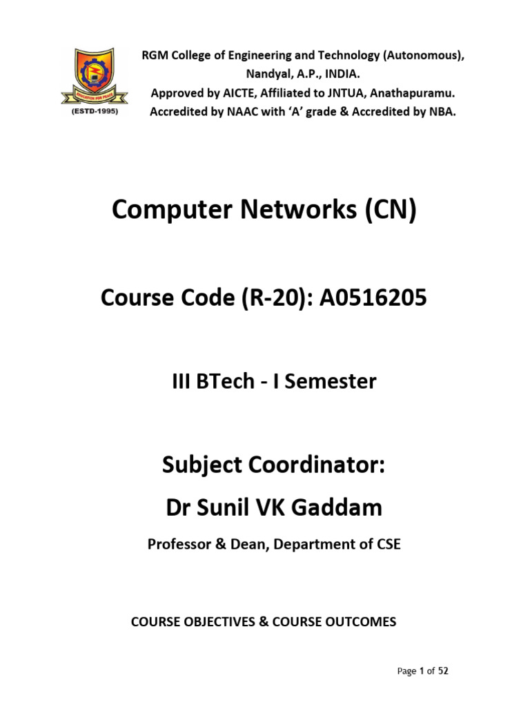 CN Notes (Unit-3) - Last Topic Not Covered | PDF | Computer Network ...