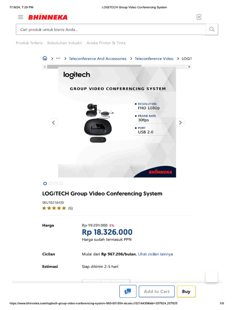 LOGITECH Group Video Conferencing System | PDF
