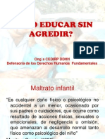 Como Educar Sin Agredir Caceres