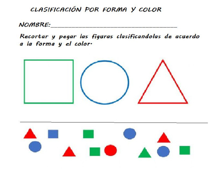 Clasificacion Forma Color | PDF
