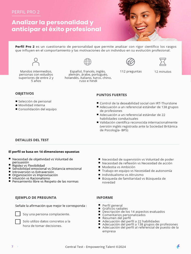 Perfil Pro 2 - Ficha | PDF