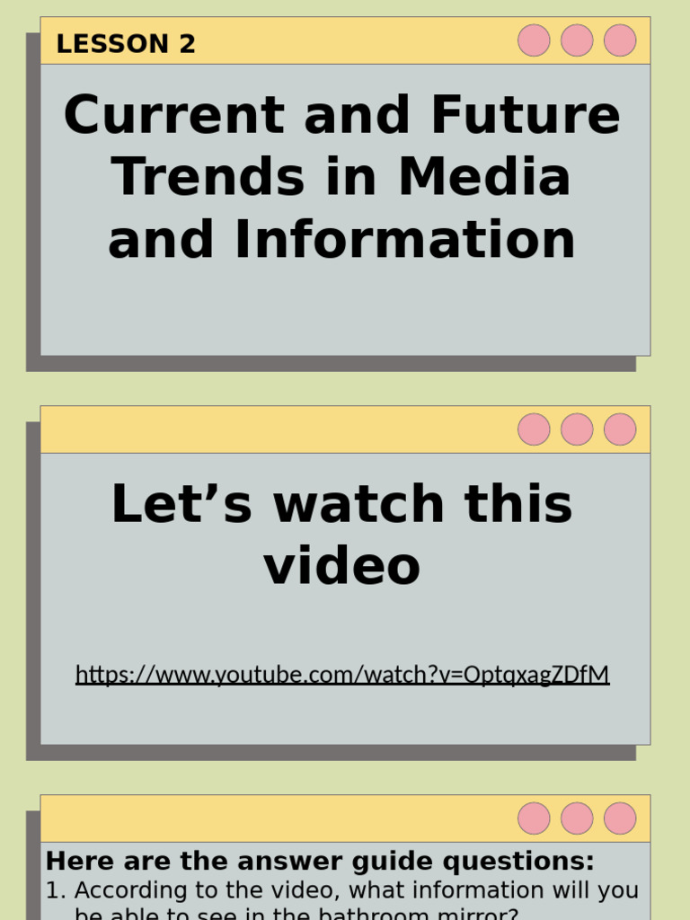 Trends in Media and Information | PDF | Wearable Technology | Massive ...