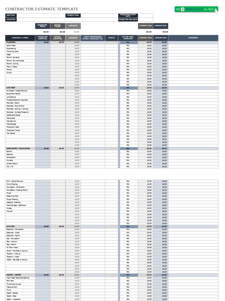 IC Contractor Estimate 9256 | PDF