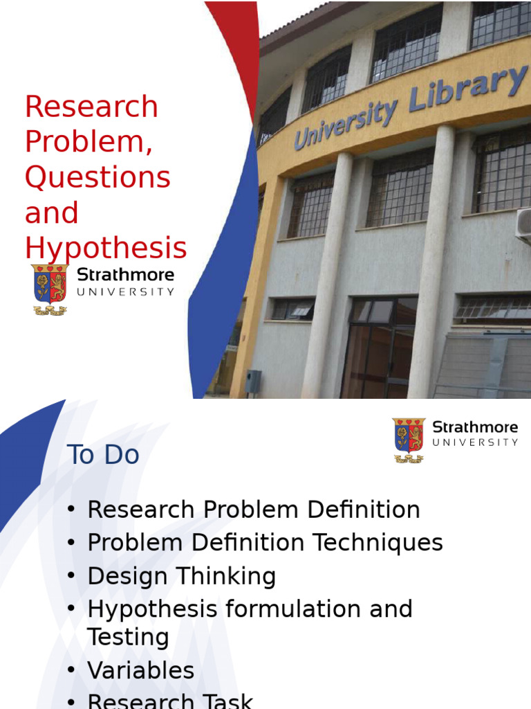 Research Problem and Hypothesis | PDF