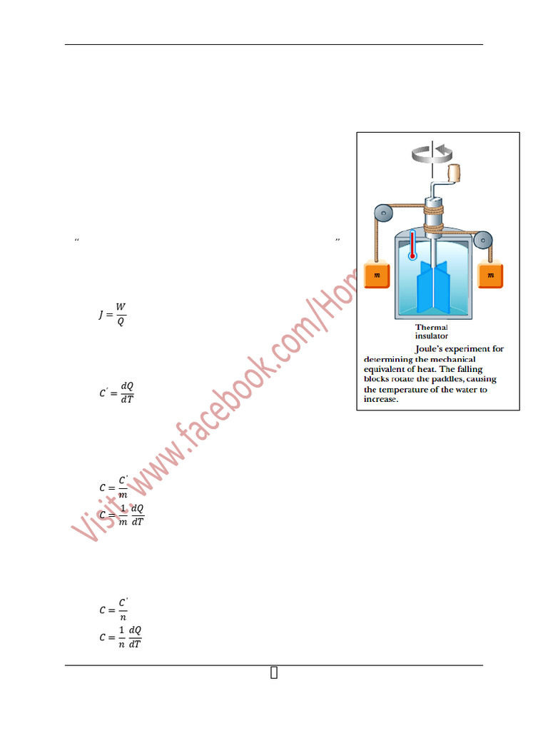 Heat Thermodynamics Notes Pdf