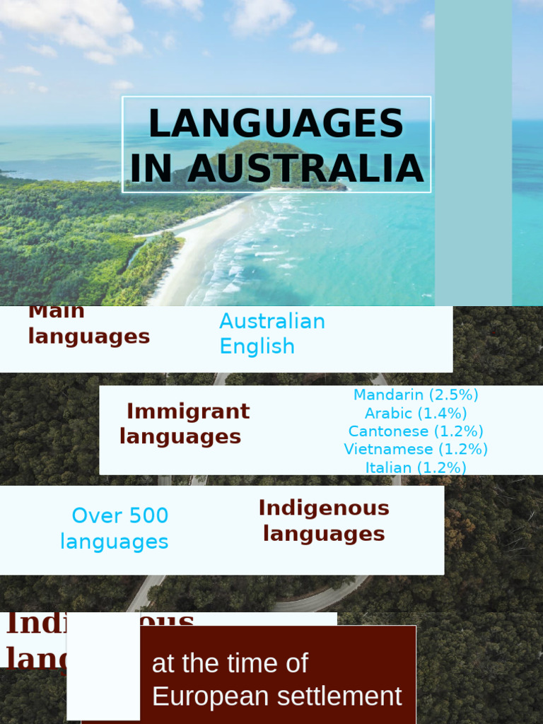 Australian Languages Overview | PDF | Language Arts & Discipline