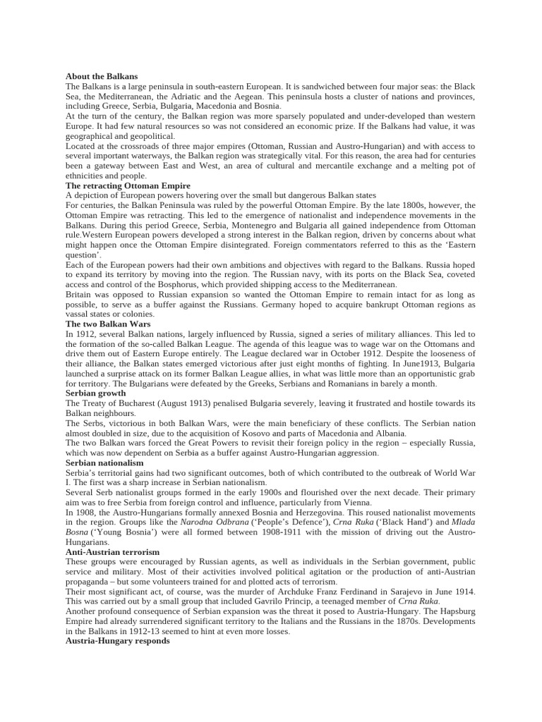 BALKAN NATIONALISM AP WORLD HISTORY visual data 3