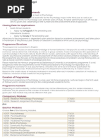 UCT Psychology Honours Application Guide | PDF | Academic Degree ...