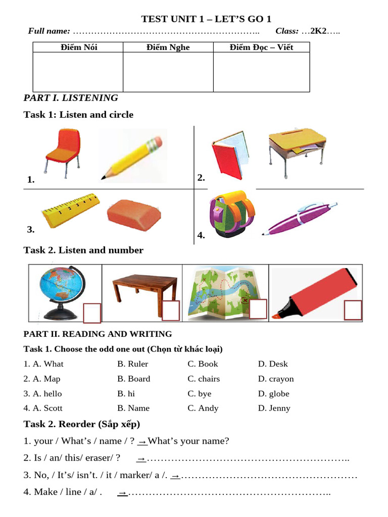 Unit 1 Test | PDF