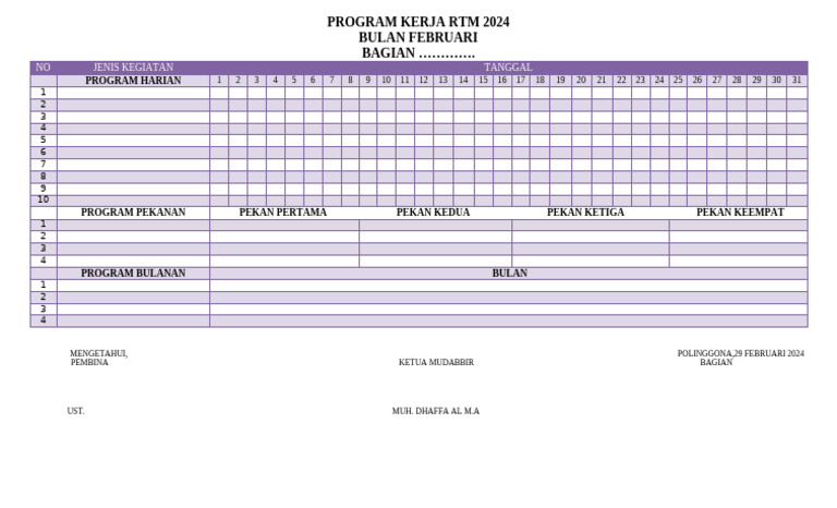 #Template Proker RTM 2024 PDF